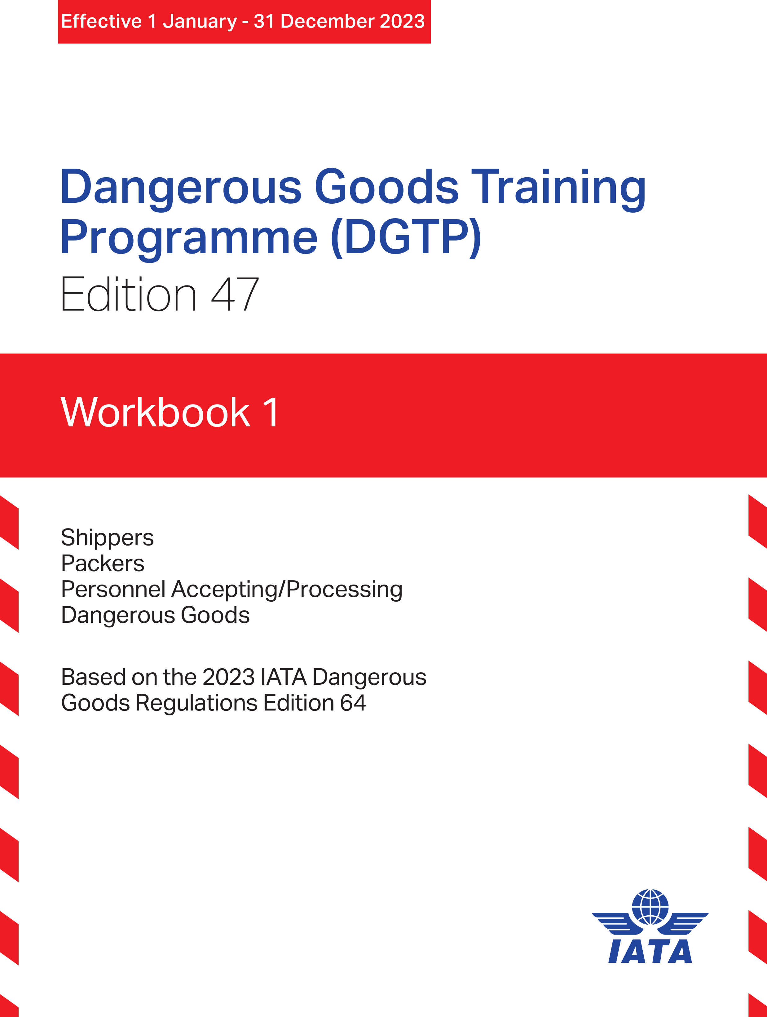 2023 Dangerous Goods Training Book 1 (Book)